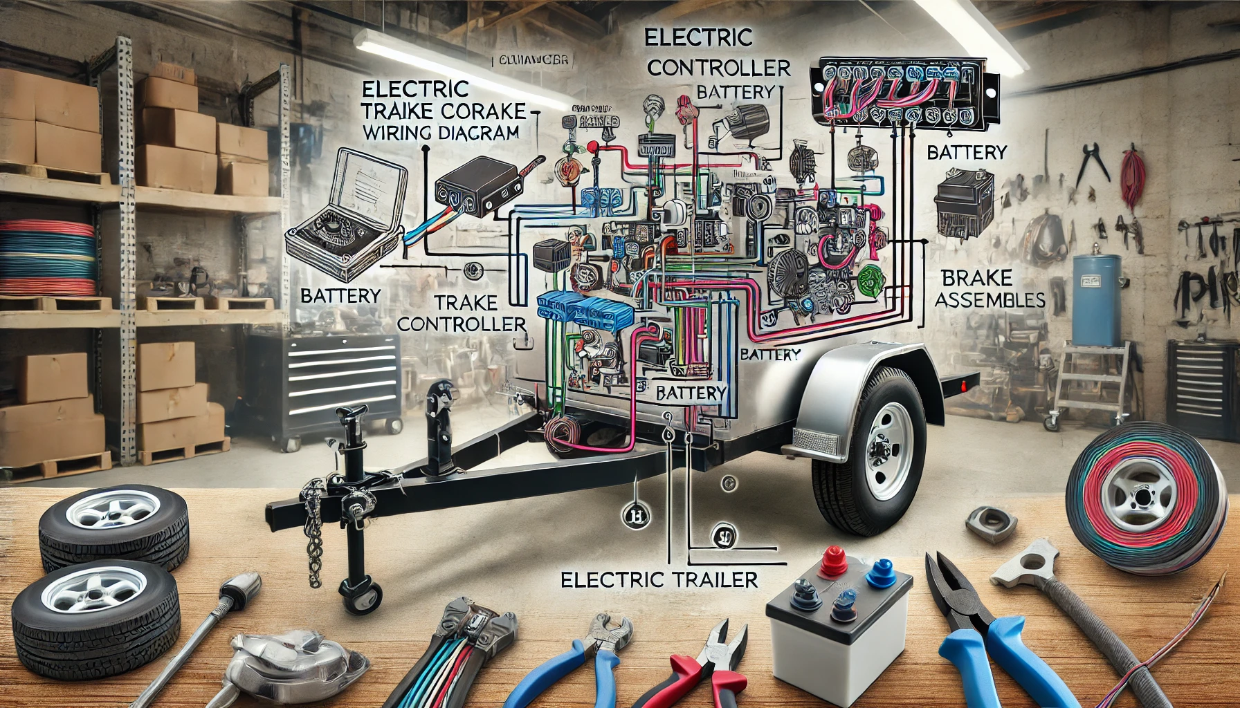 How To Read & Install Electric Trailer Brake Wiring Diagram