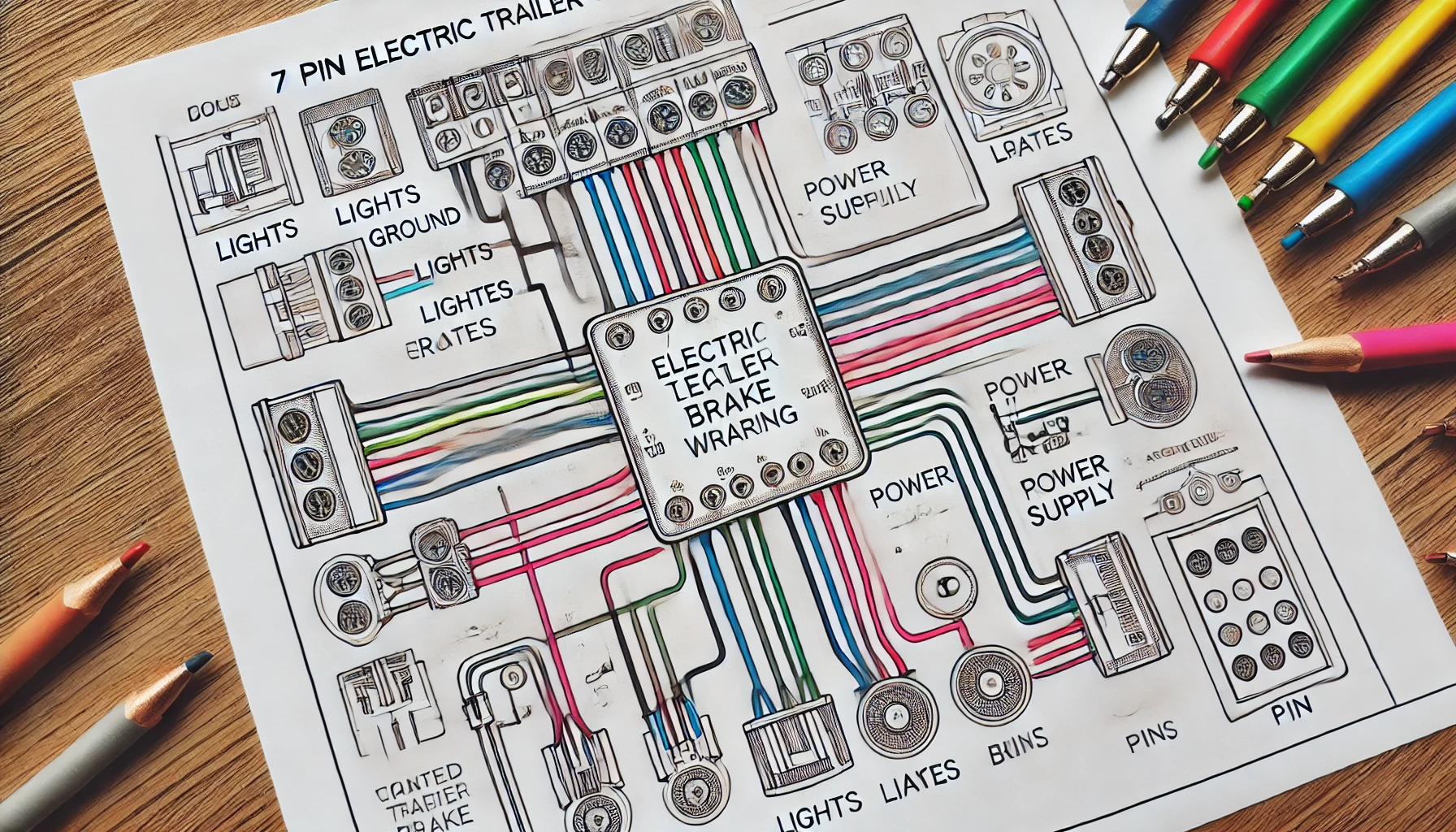 Understanding 7 Pin Electric Trailer Brake Wiring Diagrams